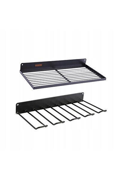 NO BRAND Set organizator de scule electrice cu rafturi de perete și suporturi...