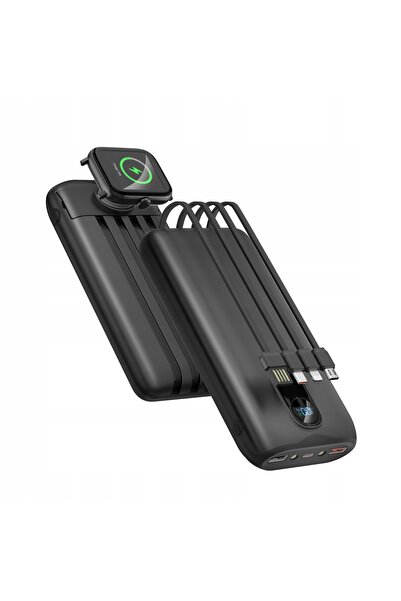 NO BRAND Baterie externă 30000mAh Încărcare rapidă USB-C QC PD cu cablu Sounix