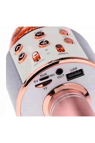 NO BRAND Microfon pentru copii, microfon karaoke, microfon wireless cu difuzor