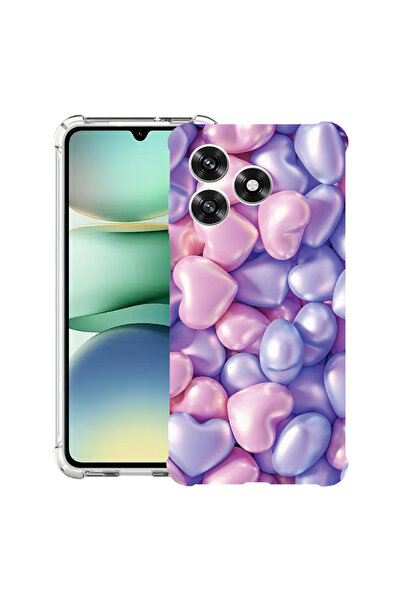 bestcase ® Husa Anti Shock Case For Honor 600 Lite, Colored Hearts, 3145732 A...