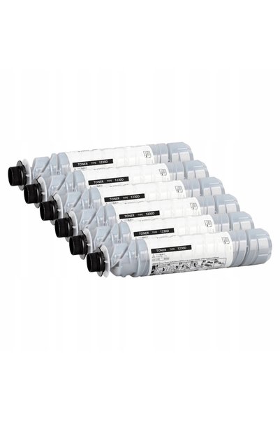 NO BRAND Pachet de 6 cartușe de toner noi 1230D pentru Ricoh M1600 Mp2000 Af2...