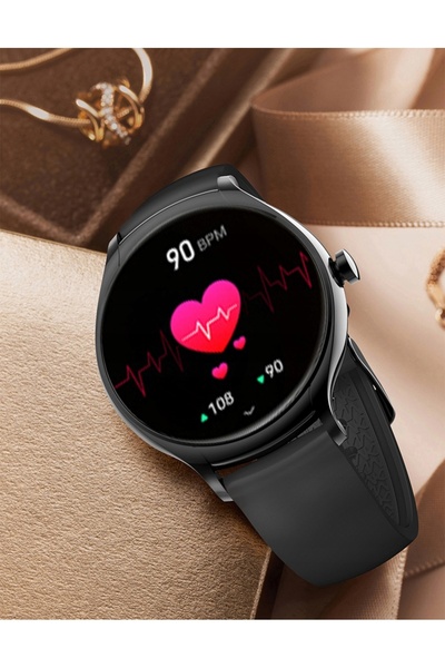 NO BRAND Smartwatch Rubicon Bărbați Femei Rncf13 Negru Bluetooth Moduri Sport