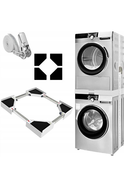 NO BRAND Conector universal mașină de spălat și uscător, lățime 46-72cm, anti...