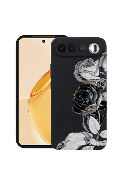 bestcase ®   Калъф Husa TPU Ultra Slim за Realme 16, Черна роза, 3156801 B 990