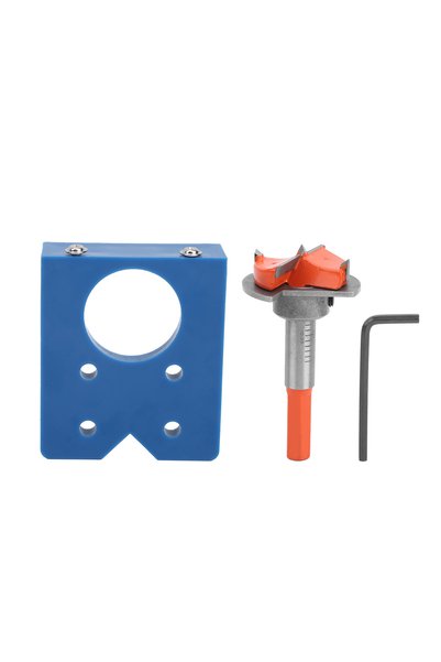 NO BRAND Burghiu de 35mm pentru balamale de ușă de mobilier cu opritor pentru...