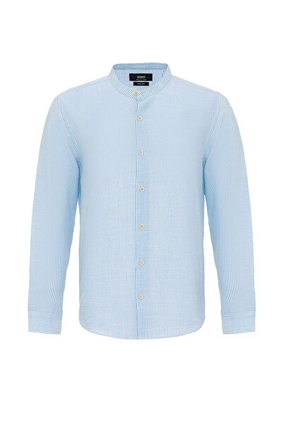 S13 Store Striped Cotton Men's Shirt