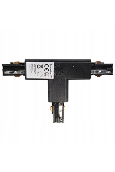 Milagros jewelry Conector pentru iluminat pe șină, negru, cu 3 circuite, Tip:...