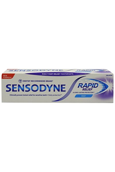 Sensodyne Паста за зъби, Сенсодайн, 75 мл Бързо облекчение Мента