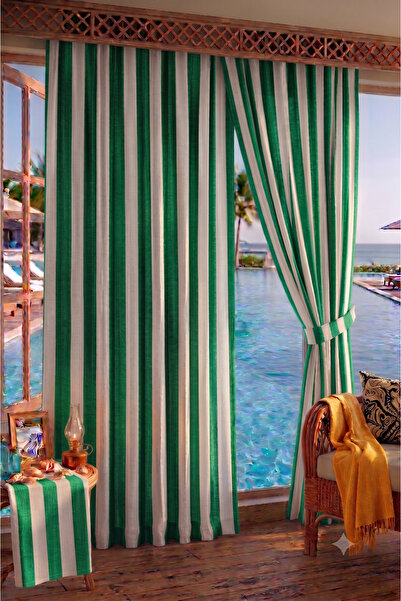 TOLLY PAW Line Pattern Background Curtain 1 Panel Decorative Digital Printed ...