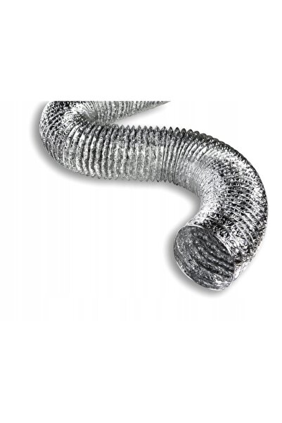 NO BRAND Tub flexibil termoizolant cu canal 140 °   C 150 mm/10m Aluminiu Alu...