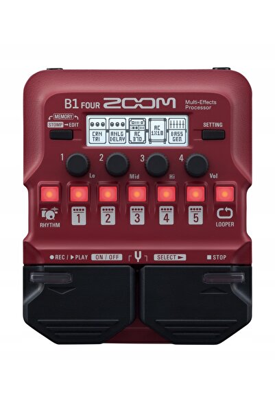 NO BRAND Zoom b1 four procesor de efecte multiple pentru chitară bas