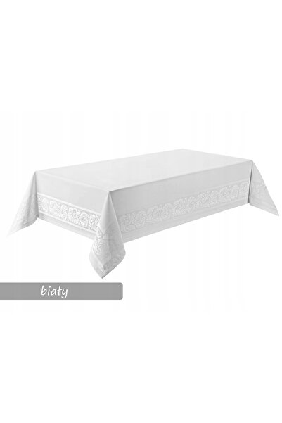 NO BRAND Față de masă Plamoodporny Teflonată Laura 140X350 Albă
