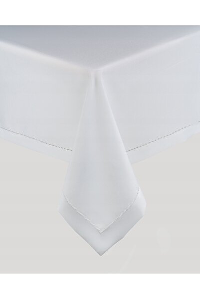 NO BRAND Față de masă elegantă cu design de sirenă 140X450 Albă