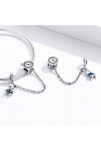 NO BRAND Charm Pandantiv Ceas Iepure Magic Argint 925 Trusky Charms