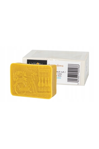 NO BRAND Matriță de silicon pentru lumânări din ceară - Cub de lavandă - Fs483