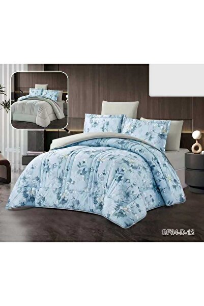 BIET ALMAFROSHAT New 6-Piece Quilted Bedspread Set with Double-Sided Microfib...