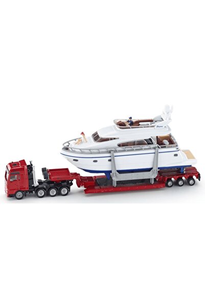 NO BRAND Camion Siku cu Iaht 1849 Man 1:87 Metal Roți de cauciuc