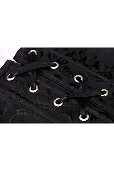 NO BRAND Corset modelator abdomen talie negru, mărime 65-76cm