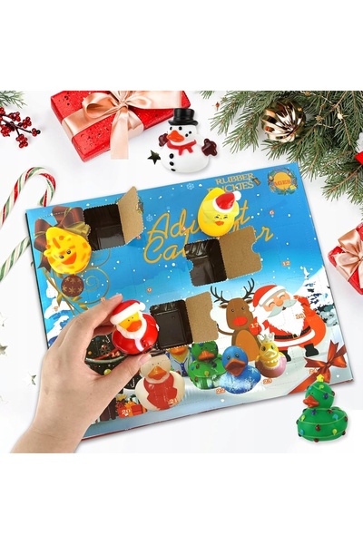NO BRAND Calendar de Advent Rațe Amuzante 24 Fereastrăți Numărătoare inversă ...