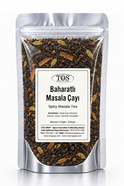 TOS The Organic Spices شاي ماسالا بالبهارات 100 جرام (1.) شاي ماسالا متبل عال...