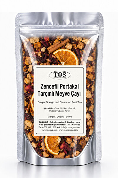 TOS The Organic Spices Ginger Orange and Cinnamon Fruit Tea 40 Gr (1. Quality...