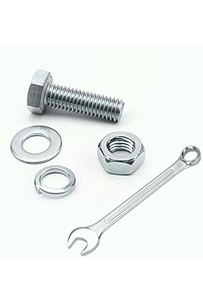 Duravel 15-Piece Stainless Steel Nuts and Bolts Set with Combination Spanner