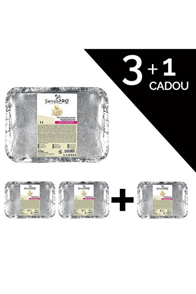 SensoPRO Milano Set 3+1 Free Traditional Wax White Chocolate, 500g