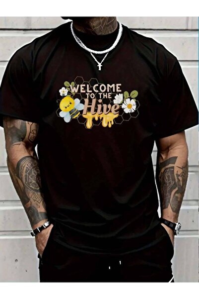 Astogria13 تي شيرت 100% قطن بطبعة "Welcome The Hive Bee Teacher Back To Schoo...