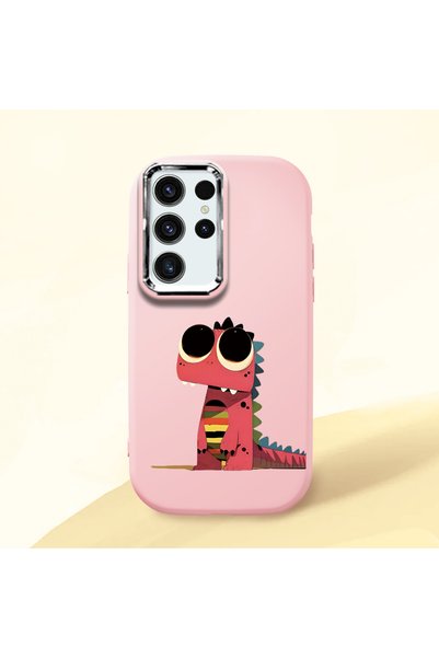 ucuc Pink Silicone Case with Shock-Absorbing Camera Protection Compatible wit...