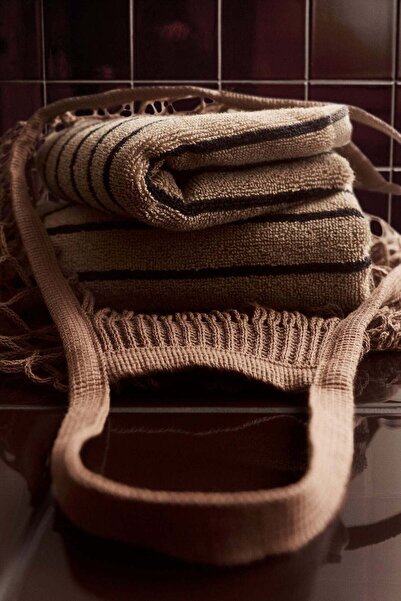 H&M Striped guest towel