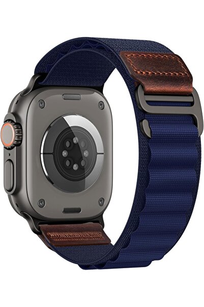 Alstrap Apple Watch Ultra(49mm) 11-10(46mm) 9 8 7(45mm) 6 5 SE(44mm) Uyumlu D...