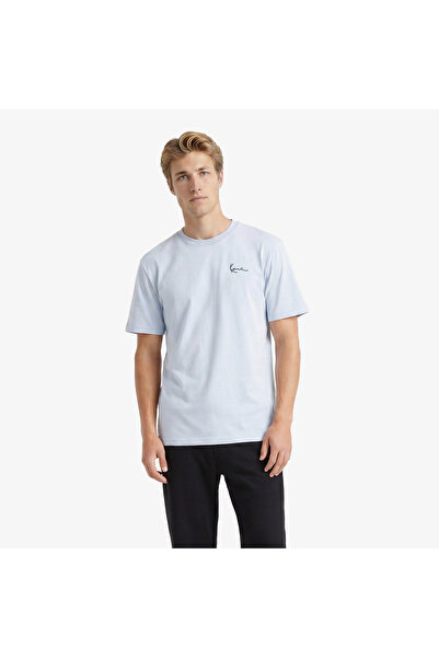 KARL KANI Signature Oversized Men's Blue T-Shirt