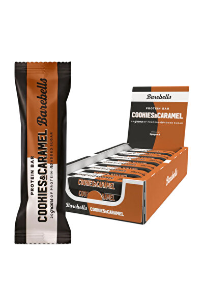 Barebells Cookies & Caramel Protein Bar - 55 g (Box of 12)