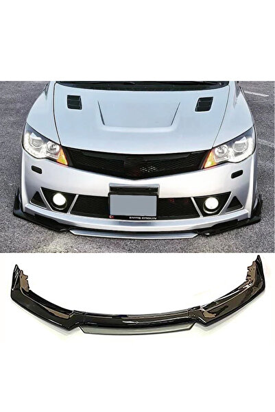 HasAkman Renault Fluence 2009-2016 Gri Şeritli Renkli Ön Ek Ön Lip Piona Blac...