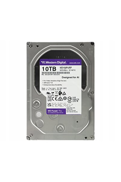 WESTERN DIGITAL HDD pentru înregistrator HDD-WD102PURP 10TB 24/7