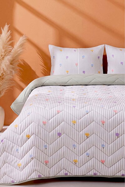 Rivaİstanbul Lisa Double Cotton Quilted Pique & Bedspread