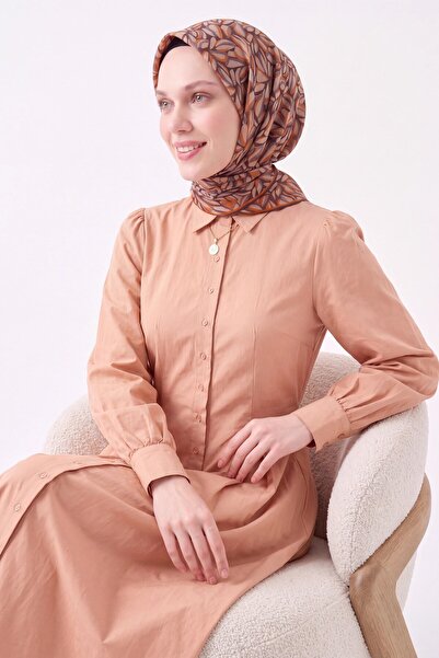 Silk Home Soft Scarf Pebble Brown
