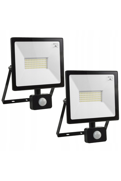 Maclean Energy 2x proiector LED 50W 4000lm 6000K senzor PIR Maclean MCE650