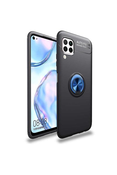 Ummeslem حافظة متوافقة مع غطاء سيليكون لهاتف هواوي P40 Lite مع حامل حلقي قابل...