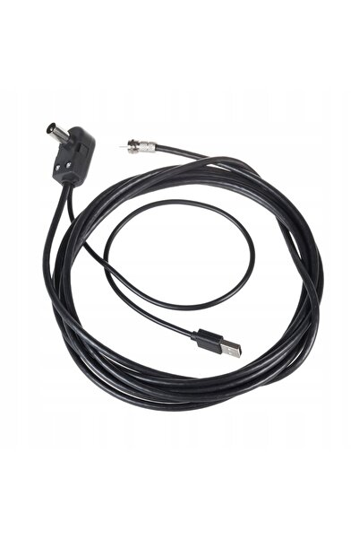 Maclean Antenă TV exterioară DVB T2 HEVC, bandă largă, magnetică, auto, tip U...