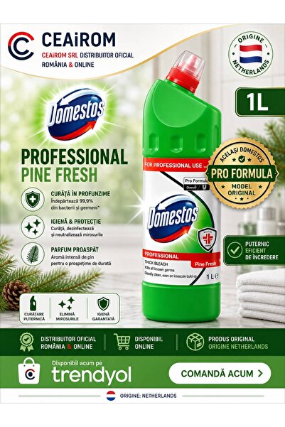 PRO FORMULA DOMESTOS PROFESSIONAL PINE FRESH LIQUID DEGREASER 1LT