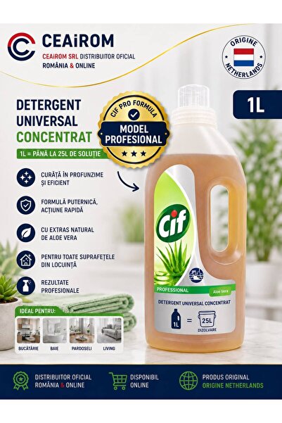 PRO FORMULA CIF PROFESSIONAL DEGRESANT UNIVERSAL CONGENTRAT AROMA ALOE VERA 1LT
