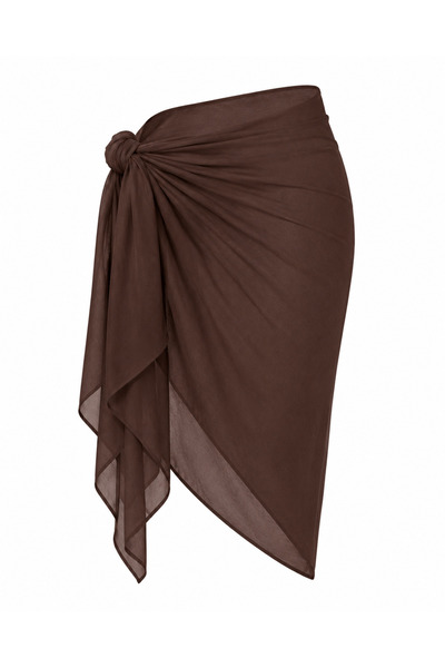 KRAFTELLA Chiffon Beach Pareo/Side-Tie Beach Shawl/70*180 Chiffon Pareo