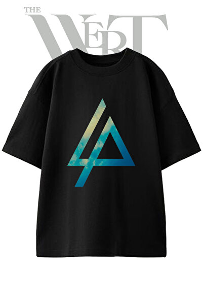 THEWERT Linkin Park_1 dizajn, štampana unisex crna oversize majica