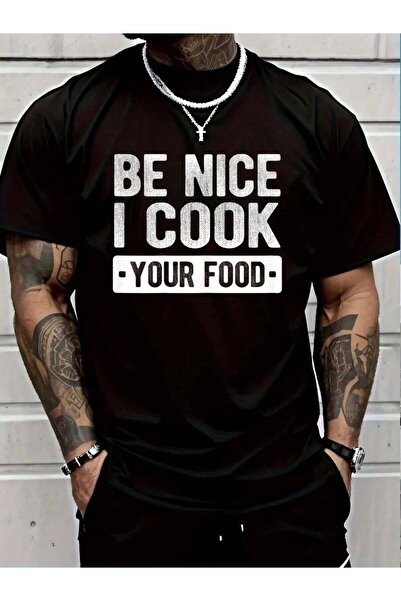 799 تي شيرت 100% قطن I Cook Your Food Cafeteria Lunch Lady للرجال والنساء، تي...