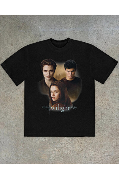 Grafftee Clothing Μπλουζάκι με στάμπα Twilight, Unisex, Oversize