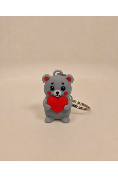 Generic Brand Polar Bear Keychain – 3D Printed Bag and Key Accessory Charm wi...