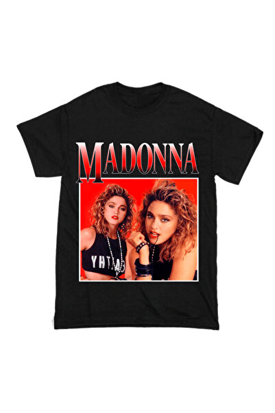 Grafftee Clothing Μπλουζάκι με στάμπα Μαντόνα της δεκαετίας του '90, Unisex, ...