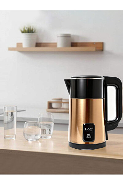 Generic Brand Dark Green Double Layer Stainless Steel Electric Kettle, Fast B...
