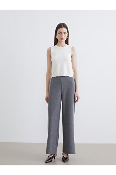 LC Waikiki Wide Leg Women's Pants with Waist Cord for Style Seekers from Uzg ...